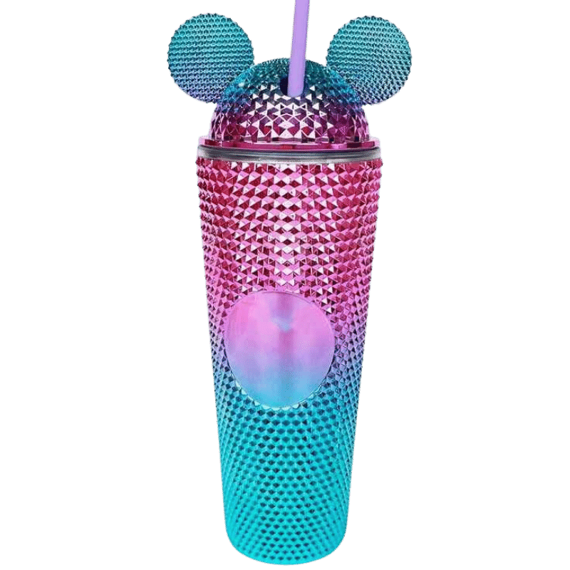Starbuck Glass mouse blue-pink