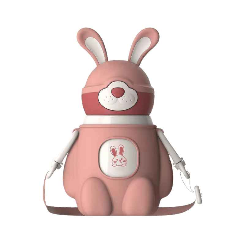 Premium Cute Rabbit Water Bottle for Kids Insulated Portable pyaribottles.pk