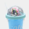 Fancy Rainbow Straw Glass/Cup