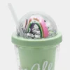 Fancy Rainbow Straw Glass/Cup