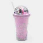 Fancy Rainbow Straw Glass/Cup