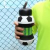 squishy water bottle football