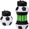 squishy water bottle football