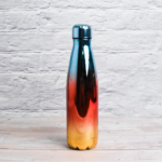 Shiny Rainbow Gradient Stainless Steel Water Bottle - 1000ml