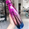 Shiny Rainbow Gradient Stainless Steel Water Bottle - 1000ml
