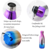 Shiny Rainbow Gradient Stainless Steel Water Bottle - 1000ml